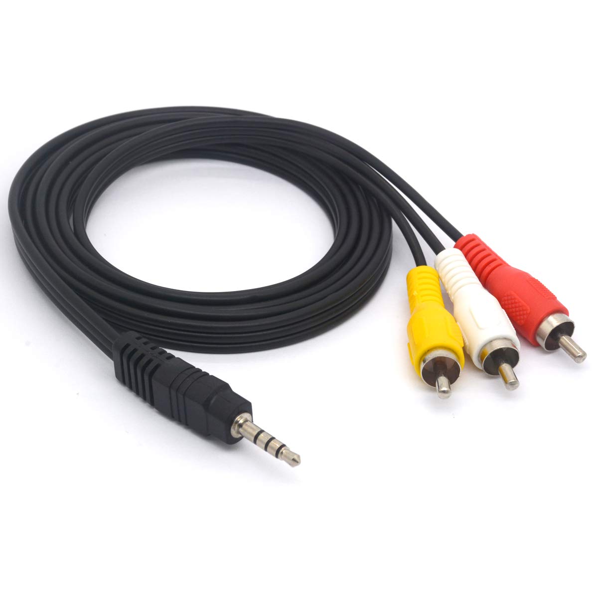 Amazon.com: GLHONG 3.5 to 3RCA Cable, 3.5mm TRRS Male to 3 RCA